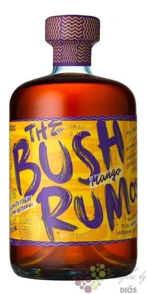 the Bush „ Mango ” flavored Caribbean rum 35% vol.  0.70 l