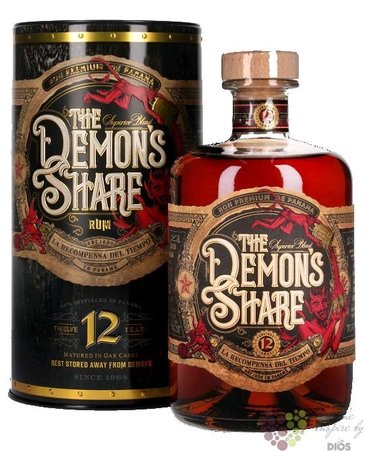 the Demons Share aged 12 years Panamas rum 41% vol.  0.70 l