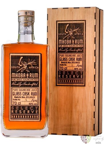 Mhoba  Select Reserve  South African rum 60% vol.  0.70 l