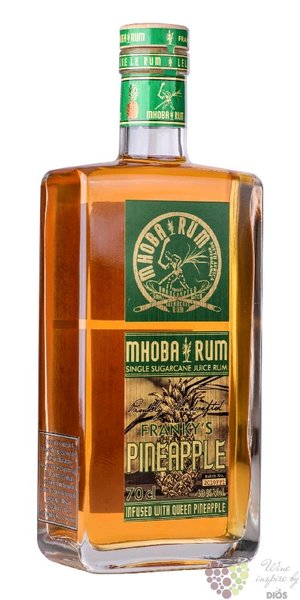 Mhoba  Frankys Pineapple  South African macarated rum 43% vol.  0.70 l
