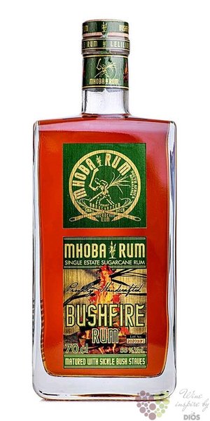 Mhoba  Bushfire  South African rum 55% vol.  0.70 l