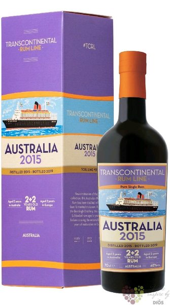 Transcontinental Rum Line 2014 Australia 48% vol.  0.70 l