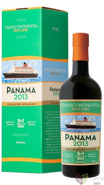 Transcontinental Rum Line 2013 Panama 43% vol.  0.70 l