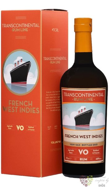 Transcontinental Rum Line VO 2021 French West Indies 46% vol.  0.70 l
