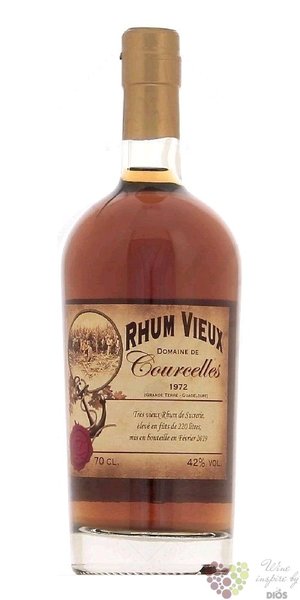Domaine de Courcelles 1972 ed.2019 Guadeloupe rum Habitation Velier 42% vol.  0.70 l