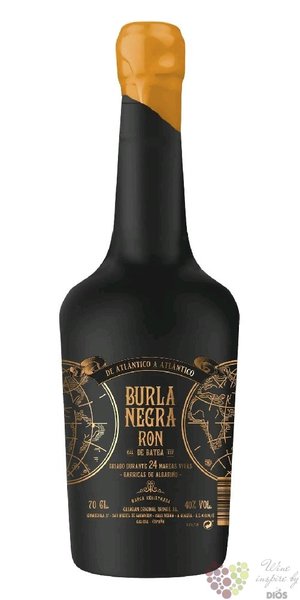 Burla Negra unique Caribbean rum 40% vol.  0.70 l