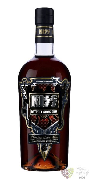 Kiss  Detroit Rock city  aged Caribbean rum 45% vol.  0.70 l