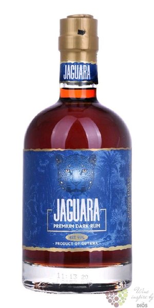 Jaguara Premium  Dark  Guyanas rum 45% vol.  0.70 l
