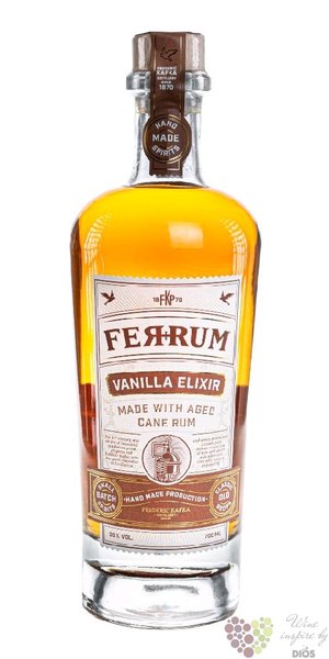 FerRum „ Elixir Vanilla ” flavoured Caribbean rum 35% vol.  0.70 l