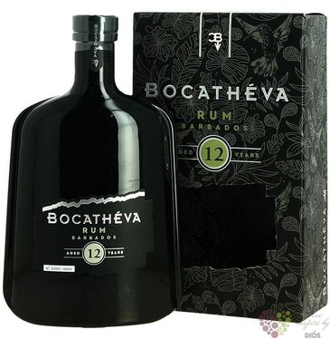 Bocathva ltd. aged 12 years Barbadosan rum 45% vol.  0.70 l
