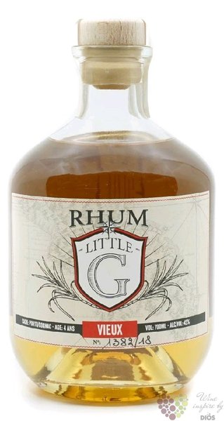 Little G Rhum  Oak Age  craft Belgian rum Wave distillery 40% vol.  0.70 l