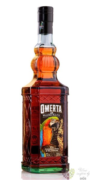 Omerta flavored Jamaican rum 35% vol.  0.70 l