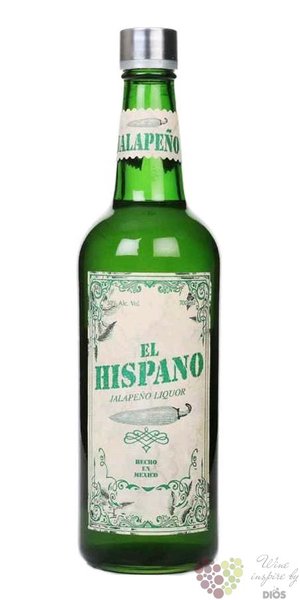 el Hispano  Green Jalapeo  Hot &amp; Spicy rum liqueur 30% vol.  0.70 l
