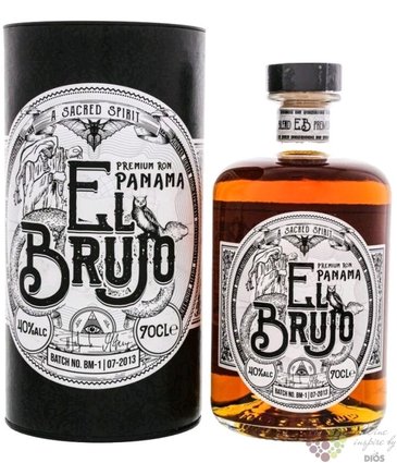 el Brujo  Batch no.1  aged Panamas rum 40% vol.  0.70 l
