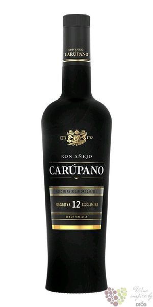 Carpano  Reserva Exclusiva  aged 12 years Venezuela rum 40% vol.  0.70 l