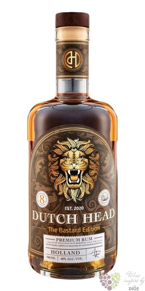 Dutch Head  the Bastard edition  Caribbean rum 40% vol.  0.70 l