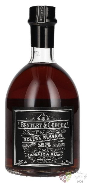 Bentley &amp; Cooper  Solera Reserve 25  Jamaica rum 40% vol.  0.70 l