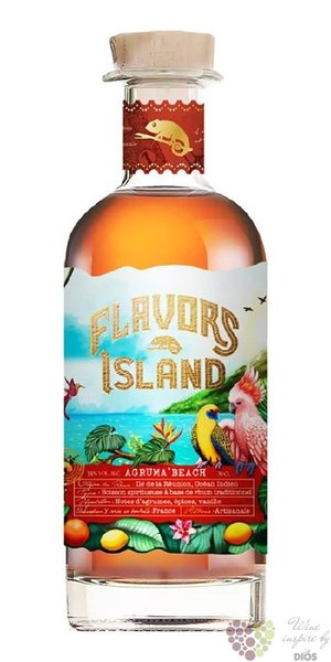 Flavors Island  Agruma Beach  flavored Caribbean rum 35% vol.  0.70 l