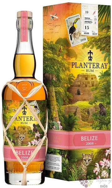 Planteray Vintages  2008 Belize  aged Barbados rum  48.3% vol.  0.70 l