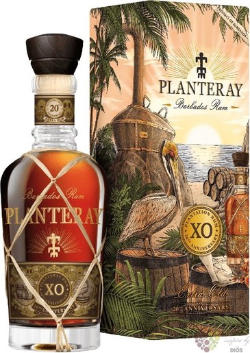Planteray  XO 20th anniversary  Barbados rum 40% vol.  1.00 l