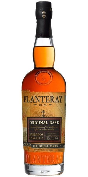 Planteray  Original Dark  aged Barbados &amp; Jamaica rum 40% vol. 0.70 l