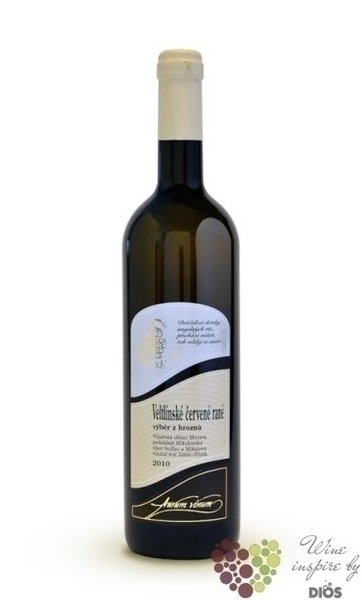 Veltlínské červené rané „ Aurum Vinum ” 2010 výběr z hroznů Sedlecká vína  0.75l