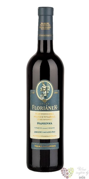 Rulandské modré „ Svatý Floriánek ” jakostní odrůdové víno Šlechtitelka  0.75 l