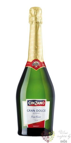 Cinzano Spumante bianco „ Gran Cinzano ”  Italian sparkling wine  0.75 l