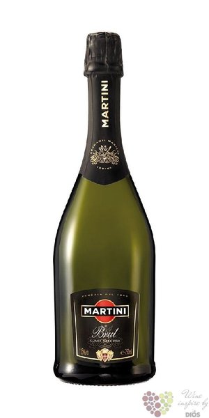 Sparkling Martini  Brut  sparkling wine by Martini &amp; Rossi      0.75 l