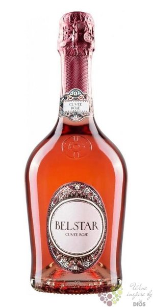 Spumante cuve ros  Belstar  Doc extra dry cantine Bisol  0.75 l