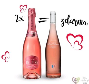 Lux sweet rose &amp; provance rose Pink Valentine Luc Bealire &amp; Cloud Chaser  3x0.75l