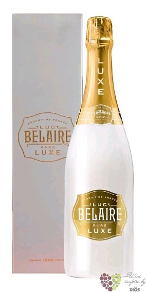 Luc Belaire blanc  Luxe  demi sec ice style wine gift box  0.75 l