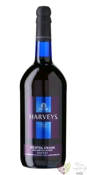 Harveys Bristol Sherry de Jerez  Cream  Do Sweet &amp; full bodied 17.5% vol. 0.75 l