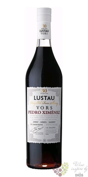 Lustau  VORS  very sweet Sherry de Jerez Px 15.5% vol.  0.50 l