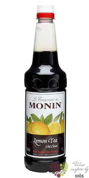 Monin tea concentrate  Lemon  French flavoured syrup 00% vol.   0.70 l