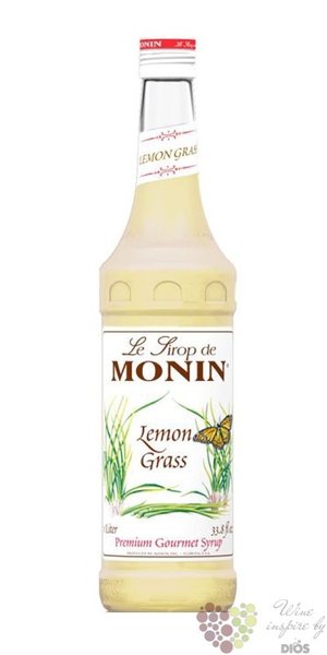 Monin  Lemon grass  French herbs flavored coctail syrup 00% vol.    0.70 l