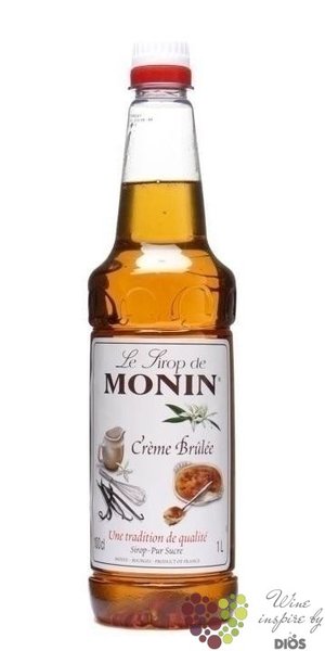 Monin  Crme de Brule  French flavoured coctail syrup 00% vol.   1.00 l