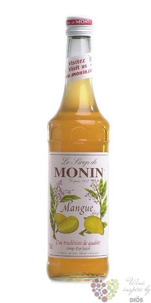 Monin  Mango spicy  French fruits flaruitvoured coctail syrup 00% vol.   0.70l