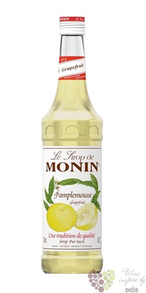 Monin  Pamplemousse  French Grapefruit flavoured coctail syrup 00% vol.    0.70 l