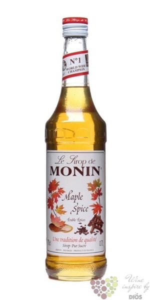 Monin  Maple Spice  French flavoured coctail syrup 00% vol.   0.70 l
