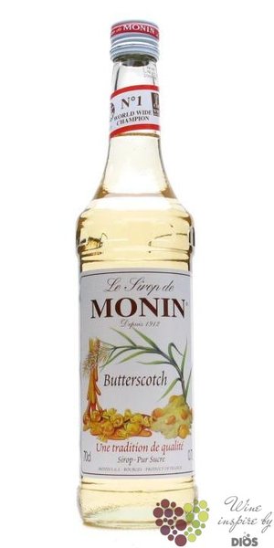 Monin  Butterscotch  French flavoured coctail syrup 00% vol.  0.70 l