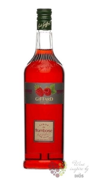 Giffard  Framboise  premium French raspberry syrup 00% vol.   1.00 l