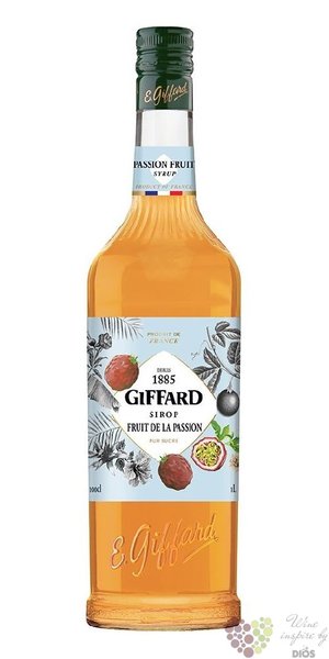Giffard  fruits de la passion  premium French Maracuja coctail syrup 00% vol.1.00 l