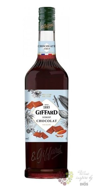 Giffard  Chocolat  premium French coctail syrup 00% vol.  1.00 l
