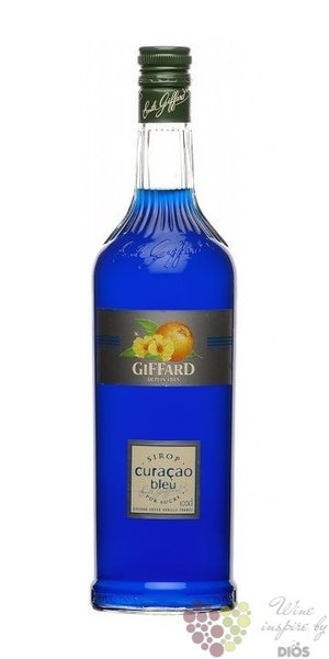Giffard  Curacao bleu  premium French coctail syrup 00% vol.   1.00 l