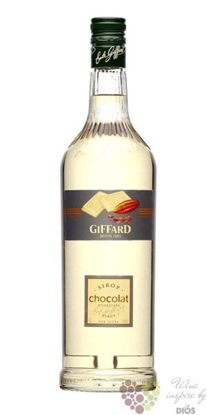 Giffard  Choco white   premium French coctail syrup 00% vol.     1.00 l