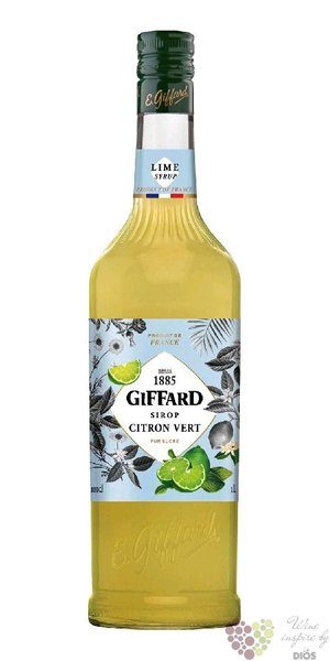 Giffard  Citron vert  premium French coctail syrup 00% vol.  1.00 l