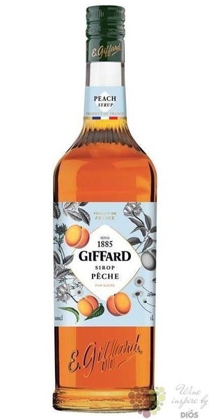 Giffard  Peach  premium French coctail syrup  00% vol.  1.00 l