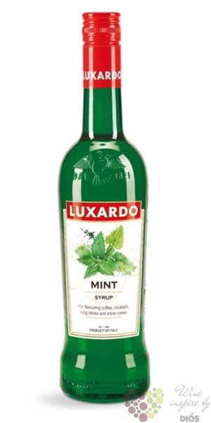 Luxardo  Green mint  Italian herbal coctail syrup 00 % vol.    0.75 l