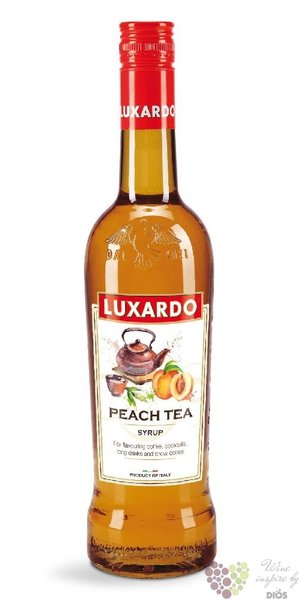 Luxardo  Peach Tea  Italian fruits coctail syrup 00 % vol.    0.75 l